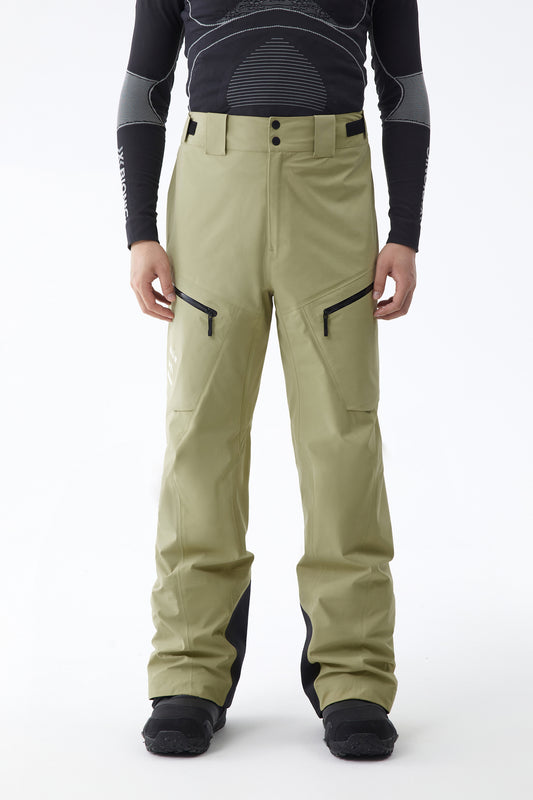 SHUNWEI STUDIO 3L SNOW PANTS exile space green