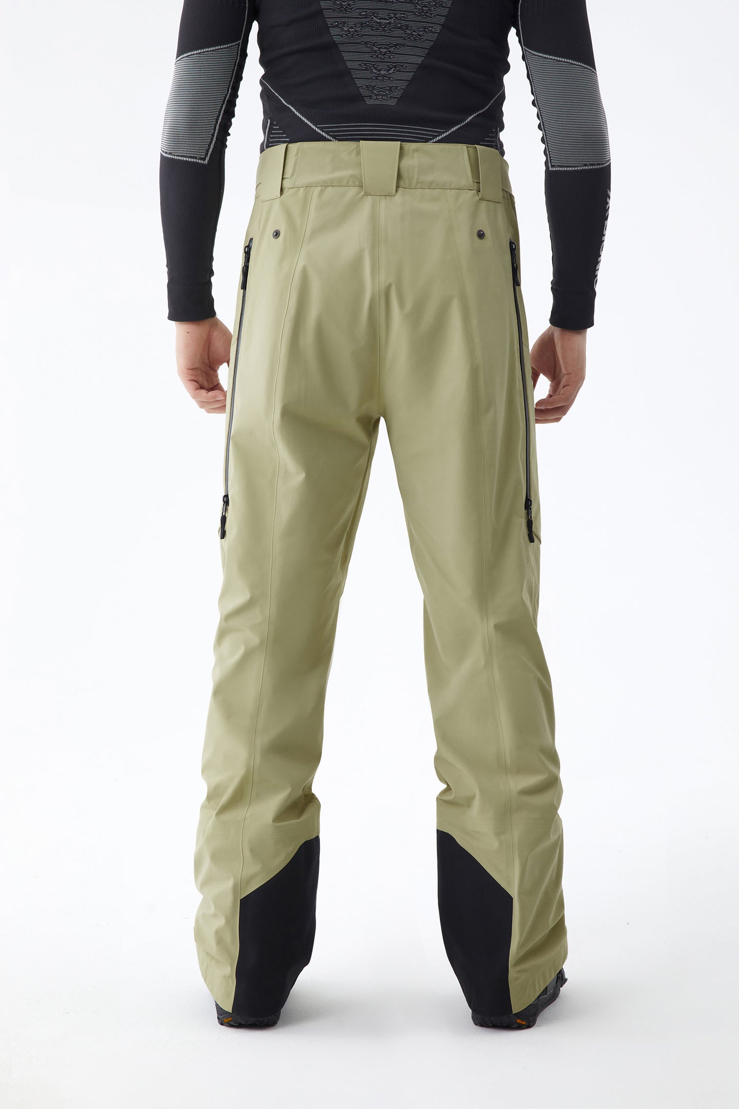 SHUNWEI STUDIO 3L SNOW PANTS exile space green