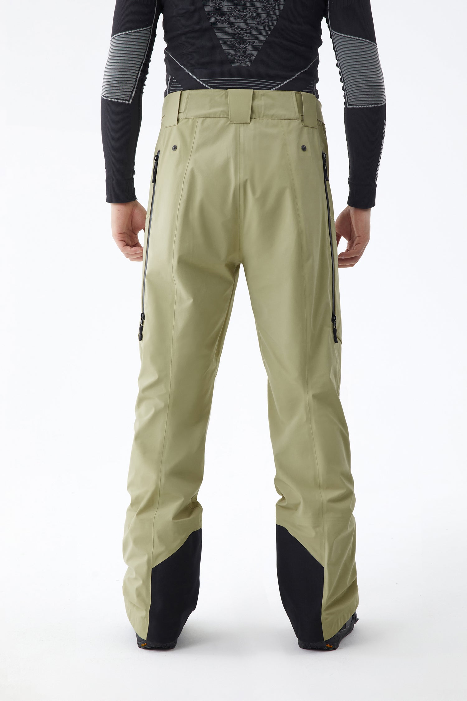 SHUNWEI STUDIO 3L SNOW PANTS exile space green