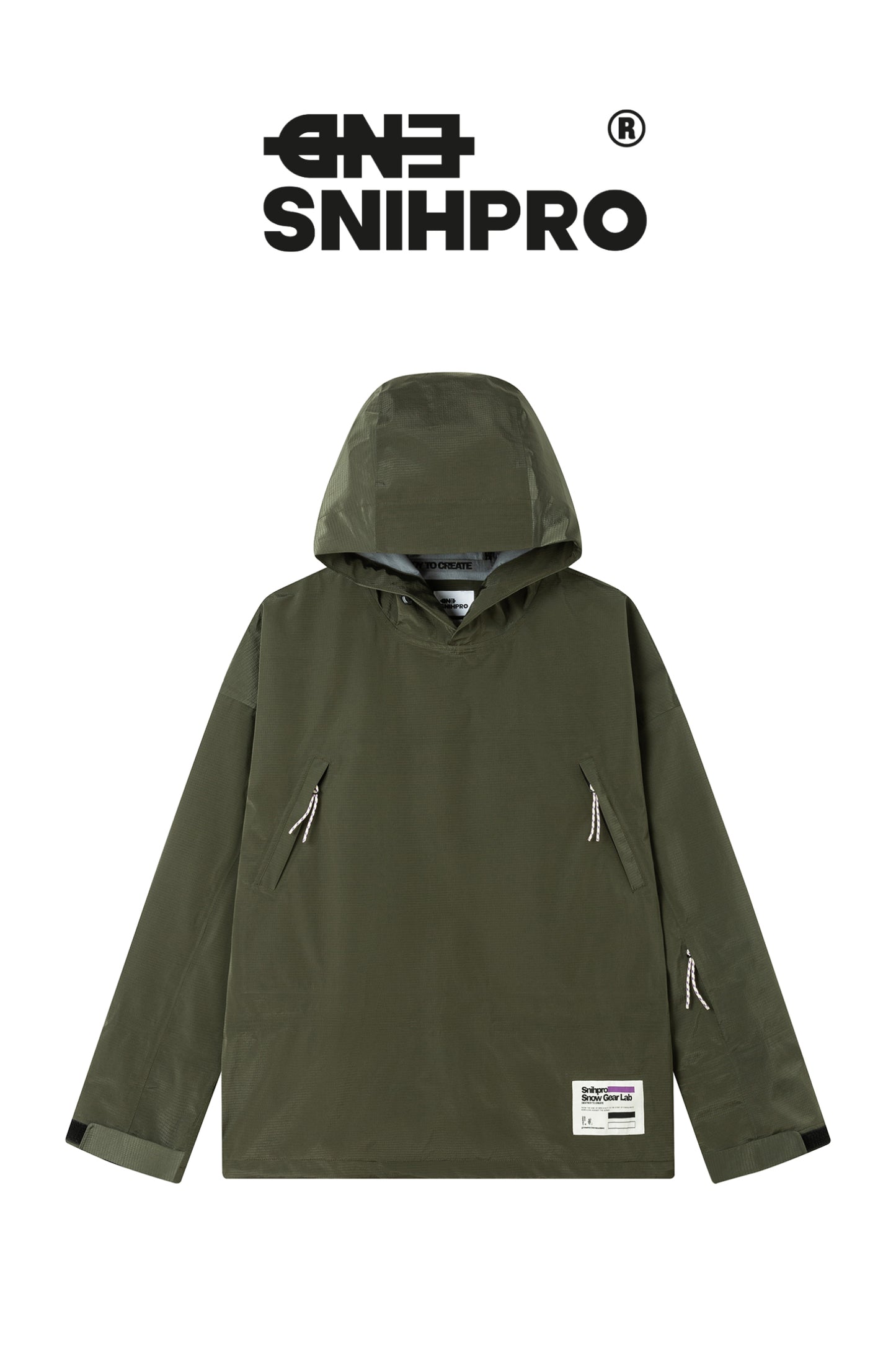 Snihpro 3L Pullover Jacket exile space green