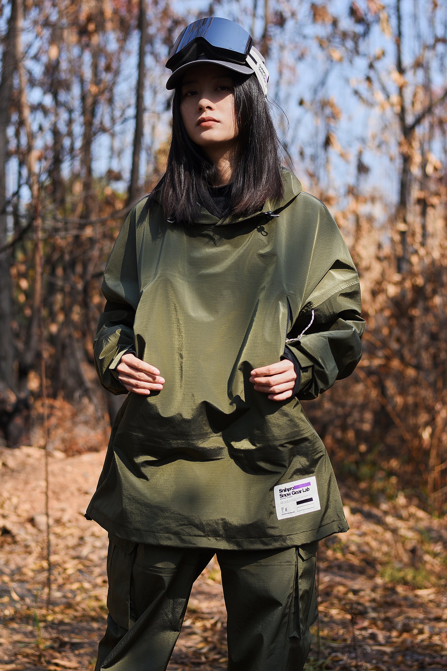 Snihpro 3L Pullover Jacket exile space green