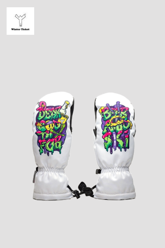 Winter Ticket Antibacterial Ski Mittens - Unisex