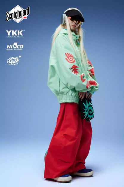 OddyEddy Mint Drip Snowboard Ski Jacket - Unisex, Pre-Order