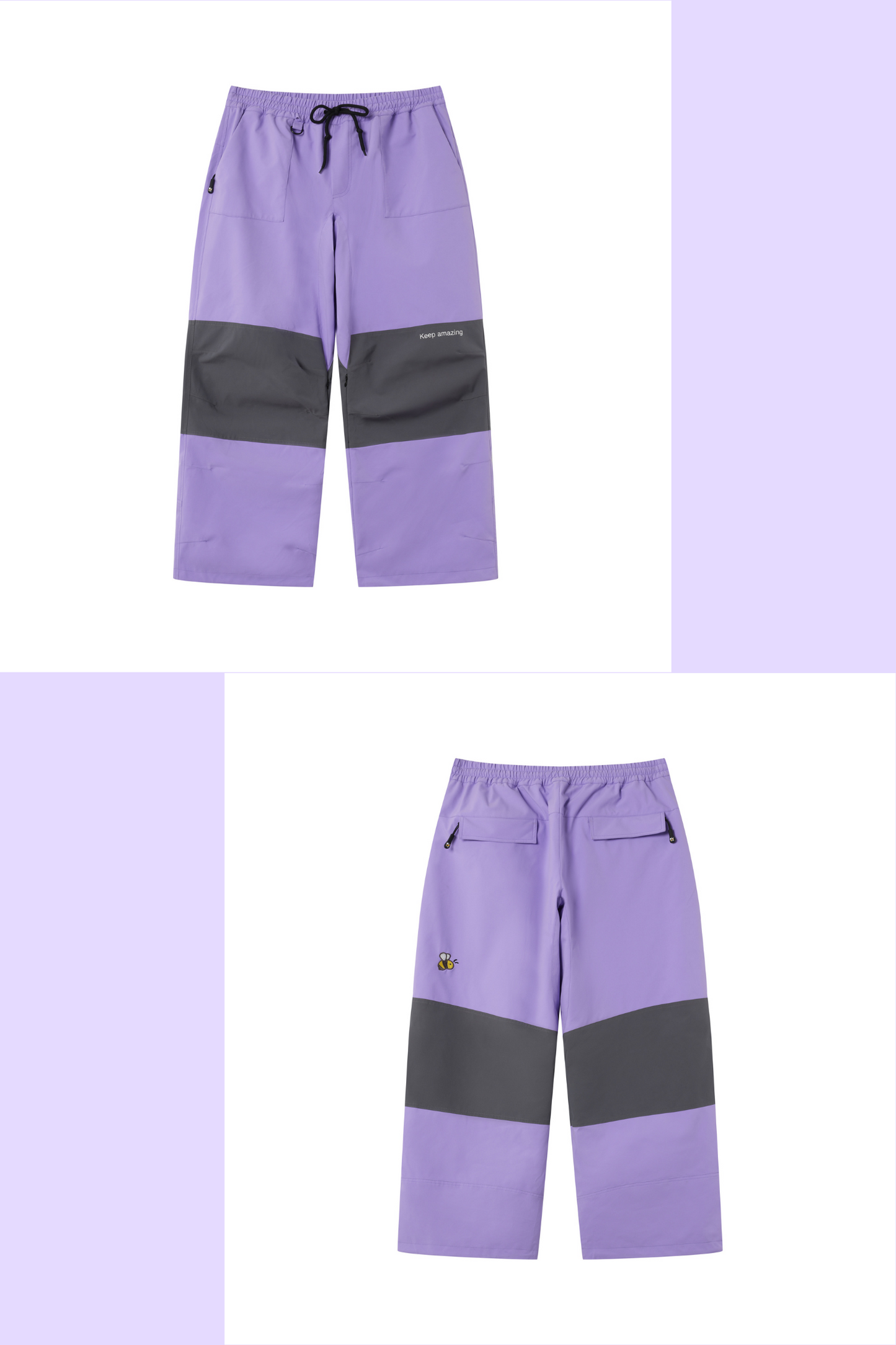 Positibeety 3L Purple Two-Piece Set - Exile Space