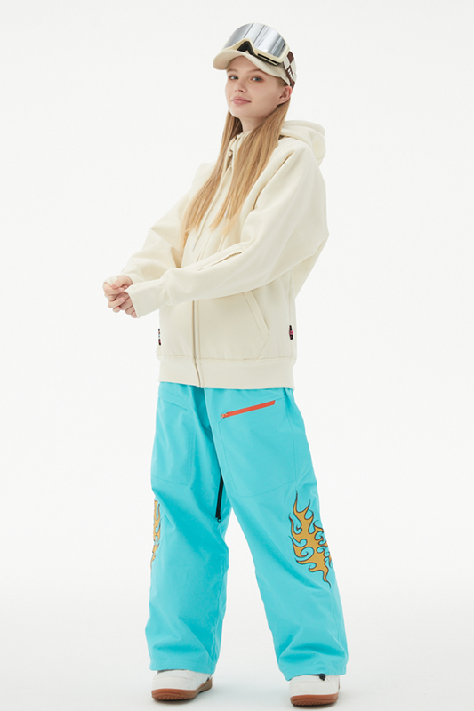 RandomPow Embroidery Snow Pants - Exile Space