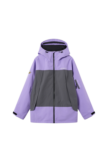 Positibeety 3L Purple Snow Jacket - Exile Space