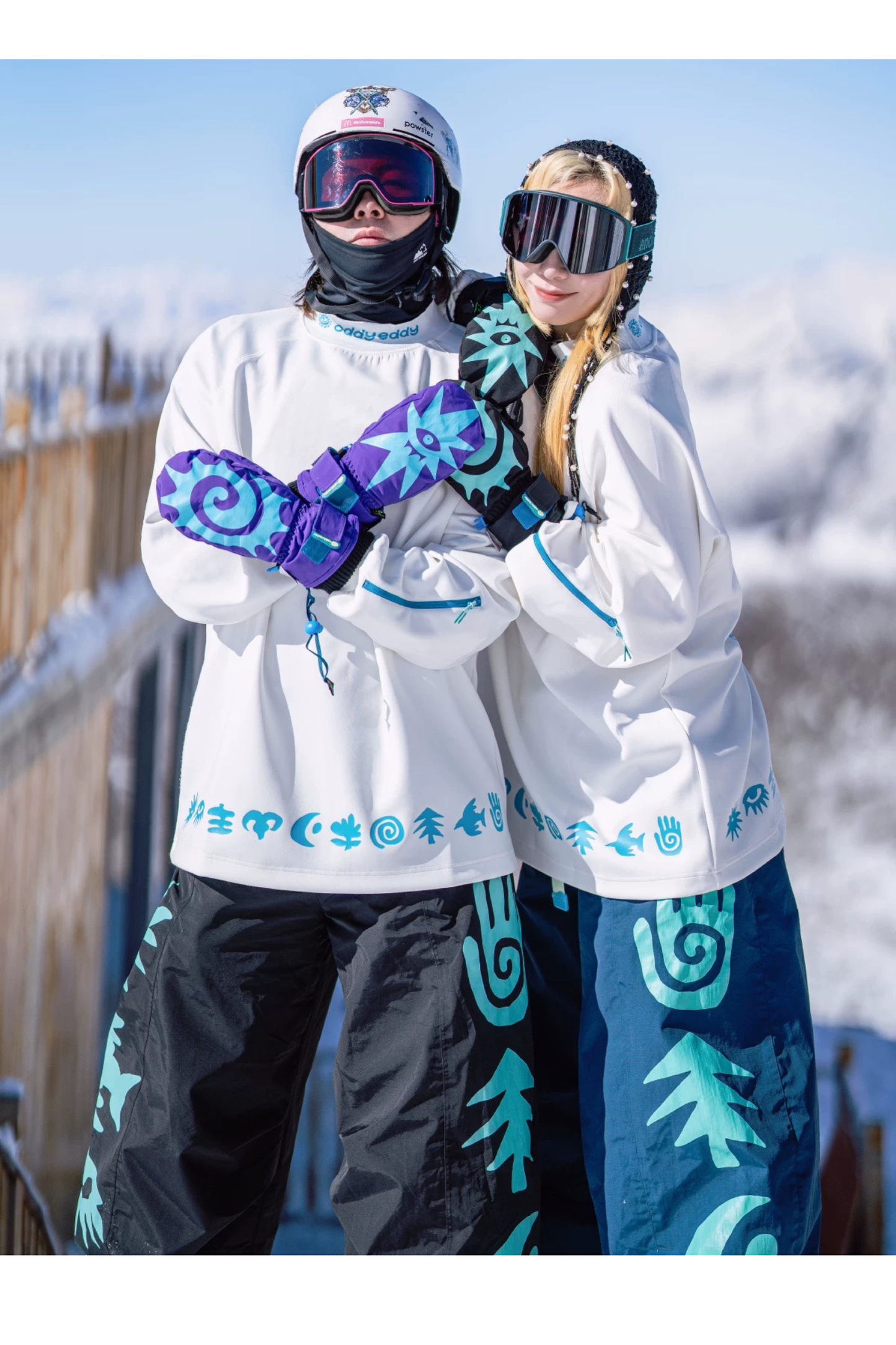 OddyEddy Totem Baggy Snowboard Pants - Unisex