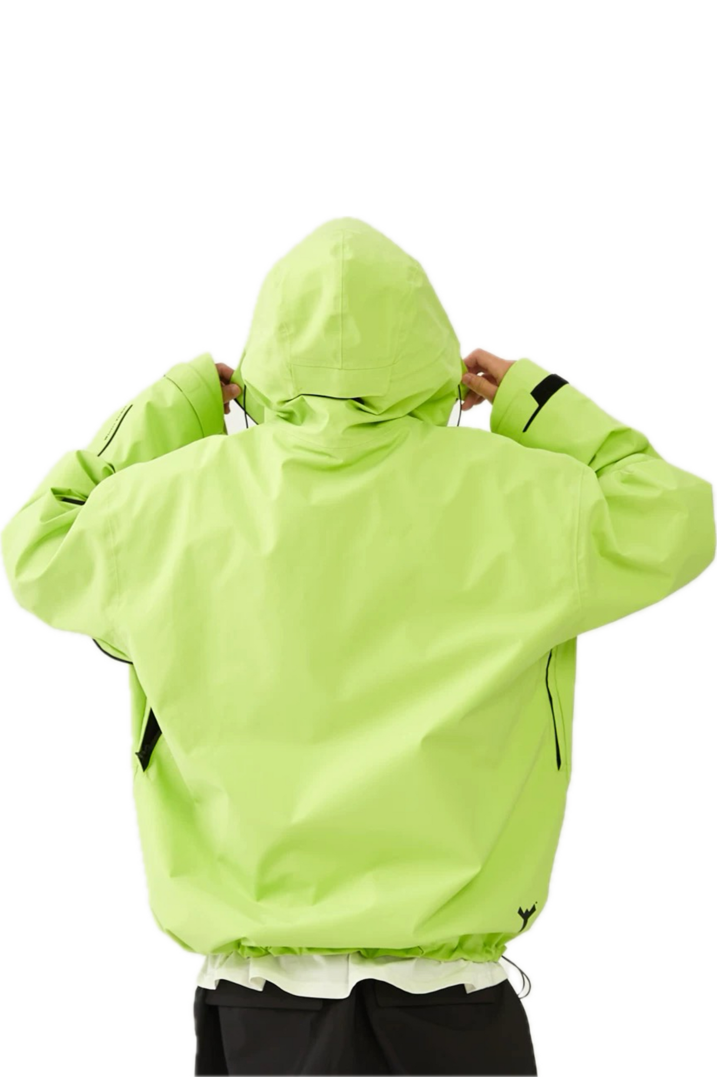 Winter Ticket 3L Freestyle Oversize Fluorescent Yellow Ski Jacket