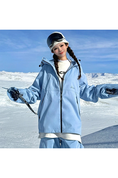 Renchilli Ocean Blue Snowboard Jacket and Pants Set