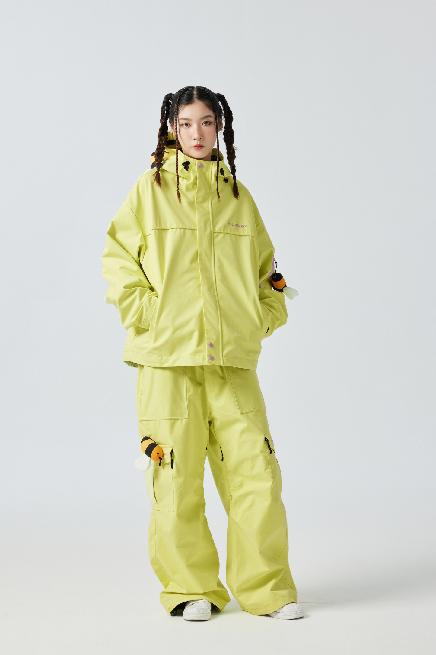 Positibeety 3L Detachable Bee Snow Jacket - Exile Space