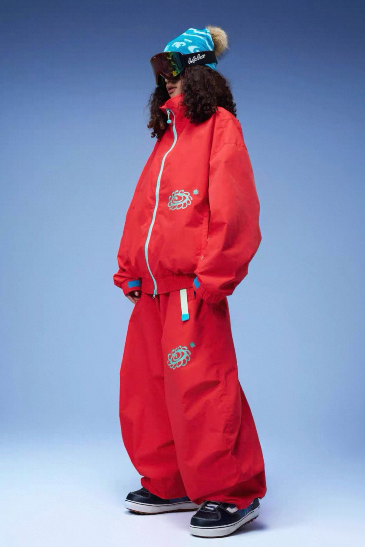 OddyEddy Free Spirit Baggy Snowboard Pants- Unisex