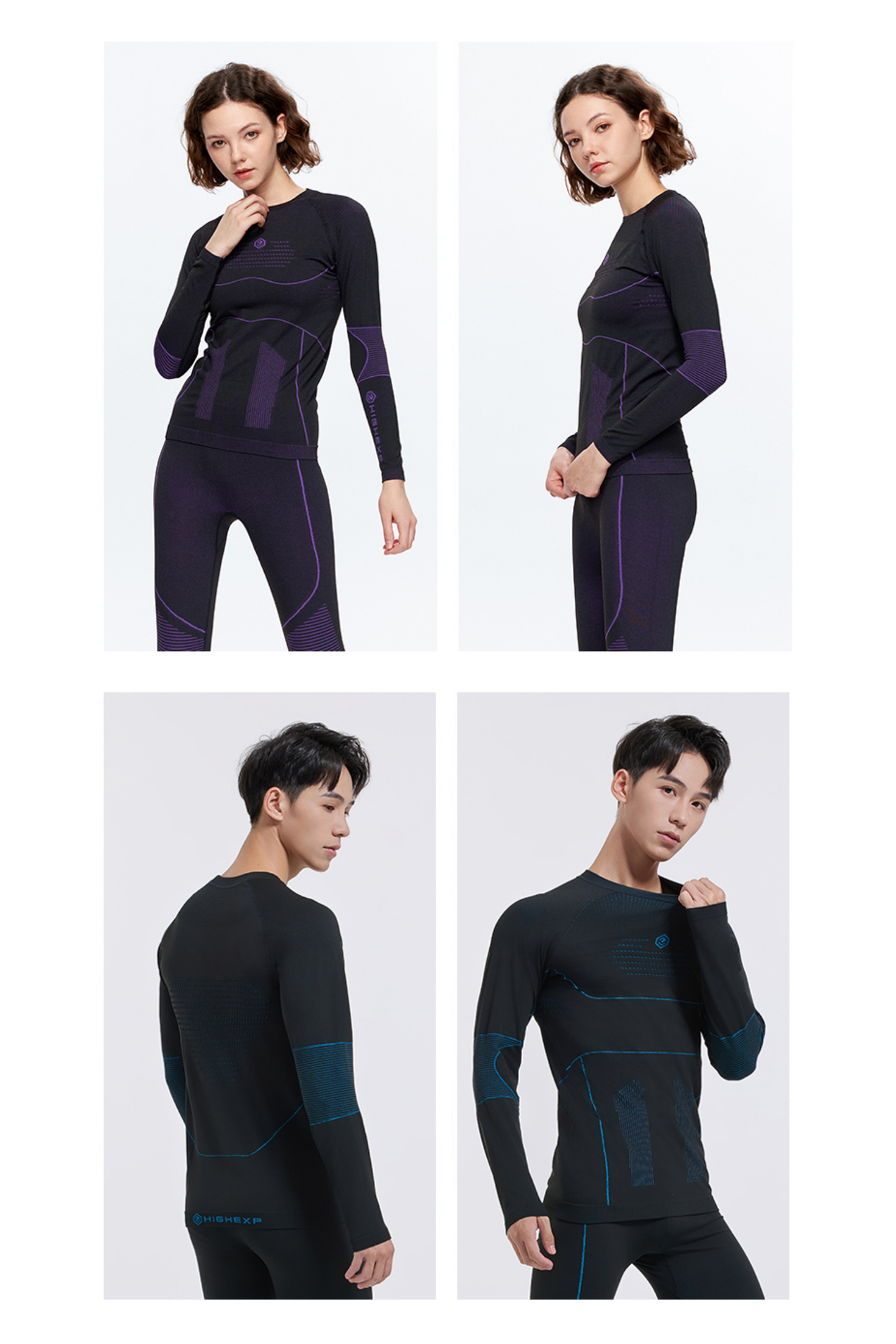 HIGH EXPERIENCE Moisture-Wicking Thermal Base Layer Set