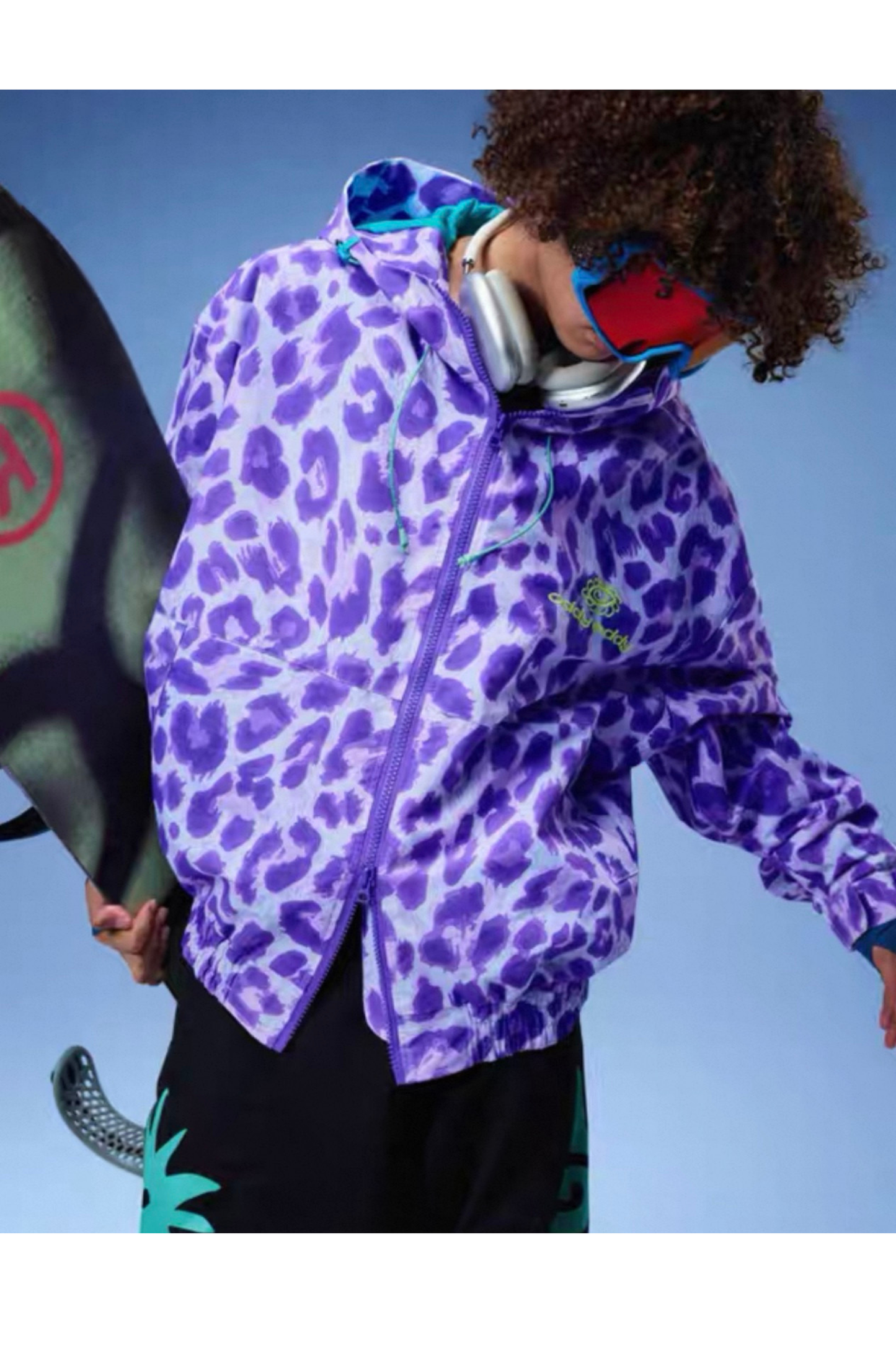 OddyEddy Purple Leopard Snowboard Ski Jacket - Unisex