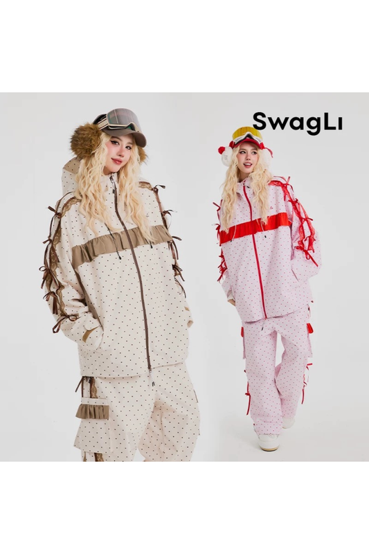 Swagli Freckles Ski Snowboard Jacket and Pants Set