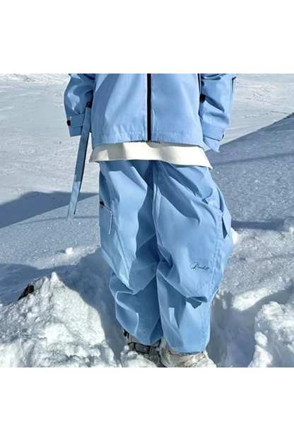 Renchilli Ocean Blue Snowboard Jacket and Pants Set