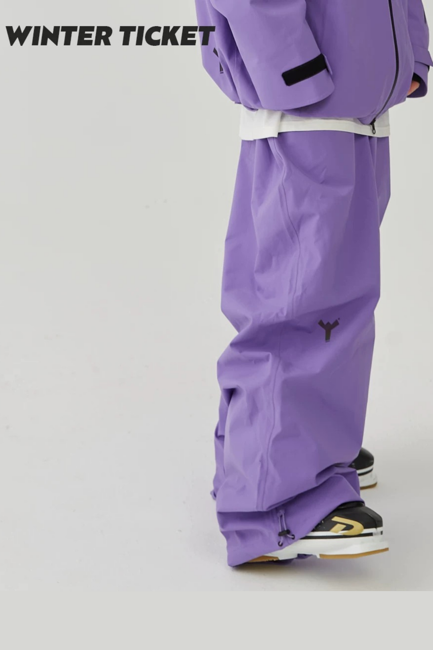 Winter Ticket Freestyle Oversize Purple Snow Pants