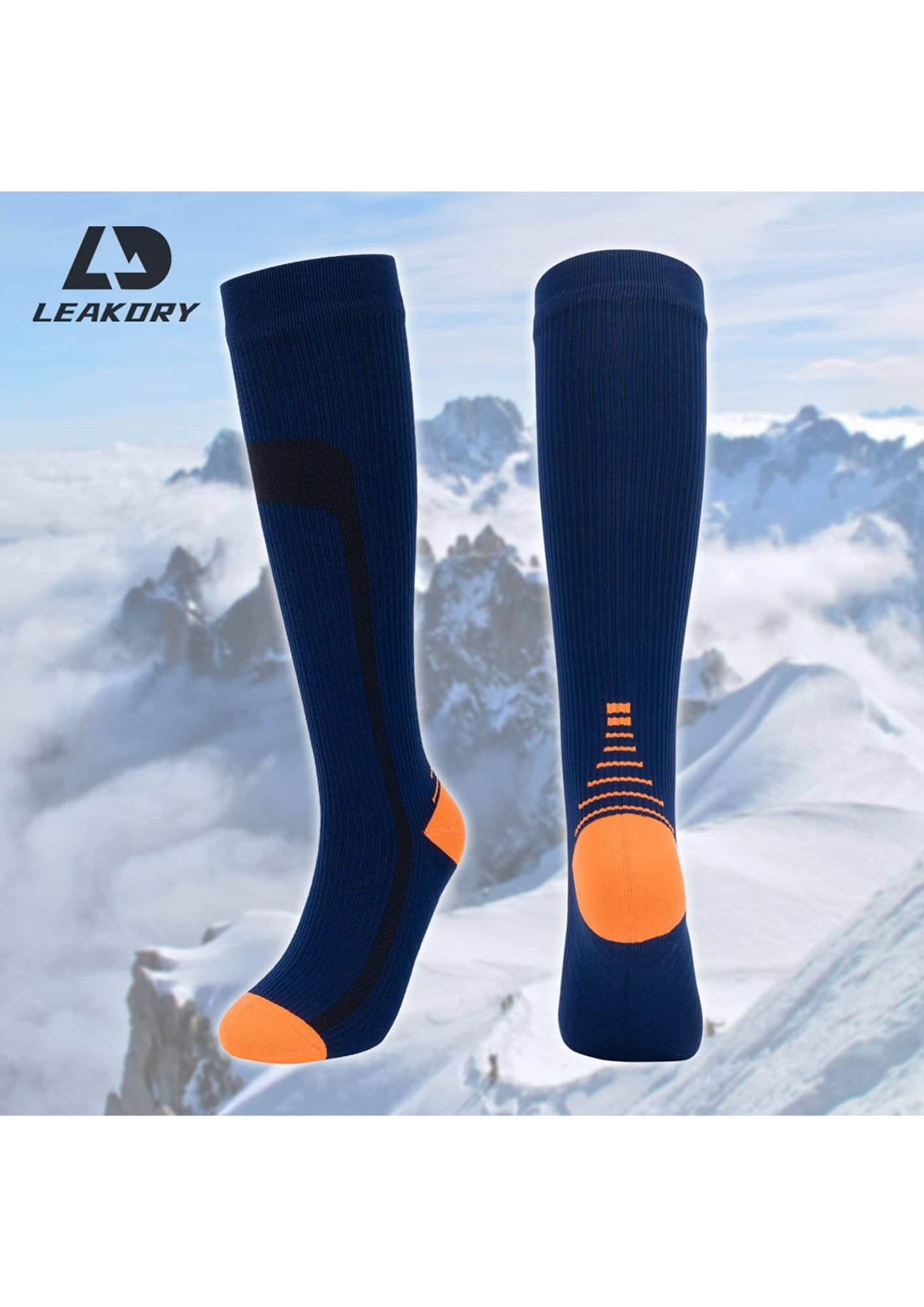 Leakdry Merino Wool Thermal-lite Waterproof Socks Knee High - Exile Space