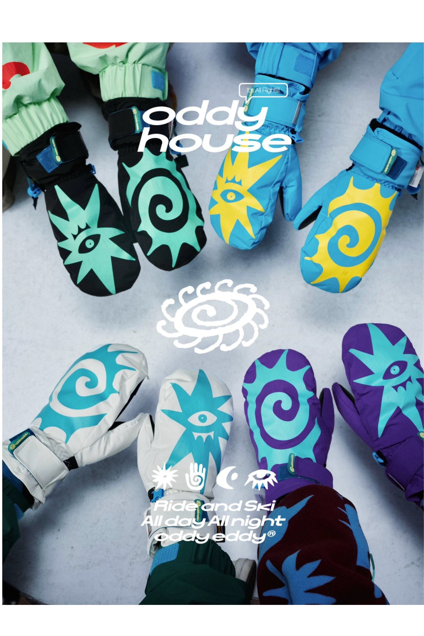 OddyEddy Cordura Mittens - Unisex