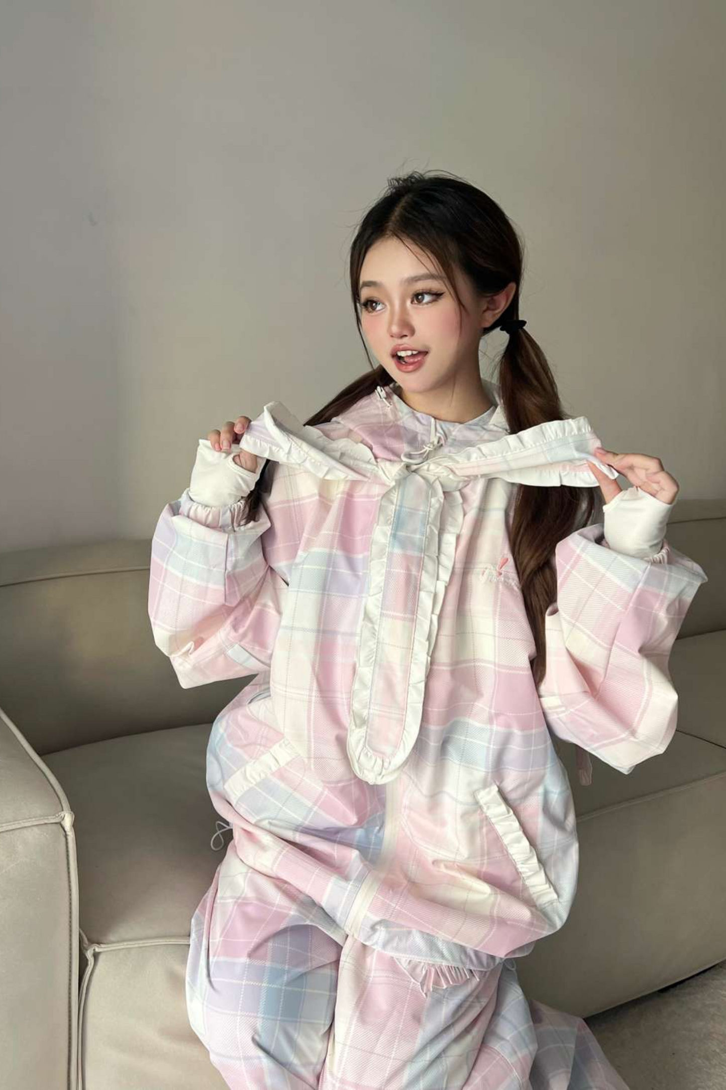 LMDSNOW Grid Bunny Snowsuit Set - Exile Space