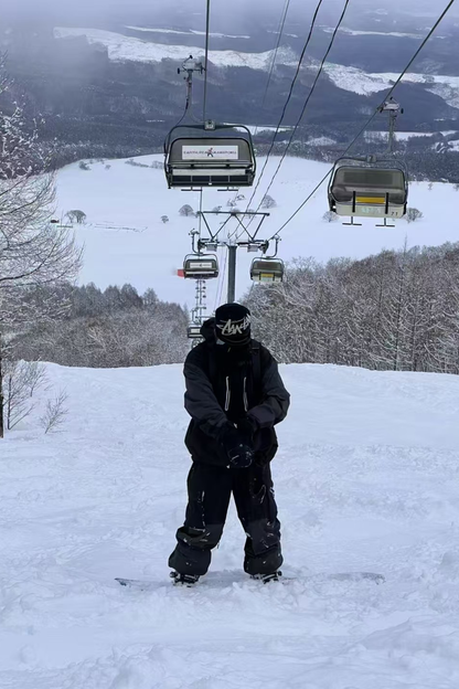 NIS SuperB 3L Ski Snowboard Jacket and Pants Set Black