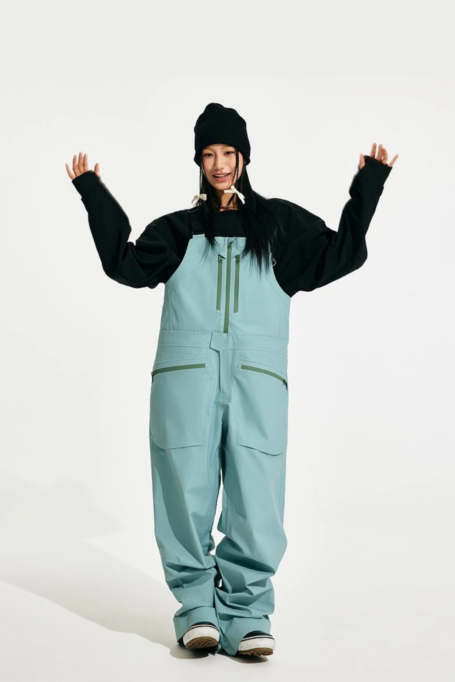 Positibeety 3L  Ski Snowboard Bib Pants Suit Set