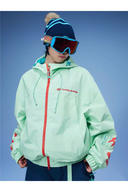 OddyEddy Mint Drip Snowboard Ski Jacket - Unisex