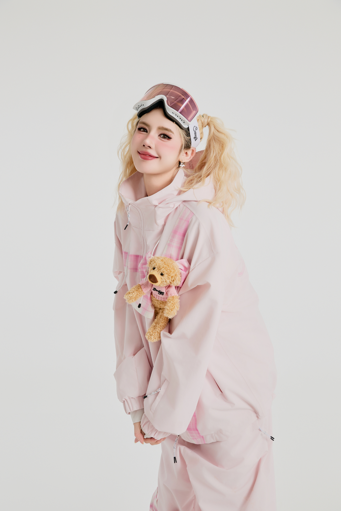 SwagLi Teddy Bear Bow Snowsuit