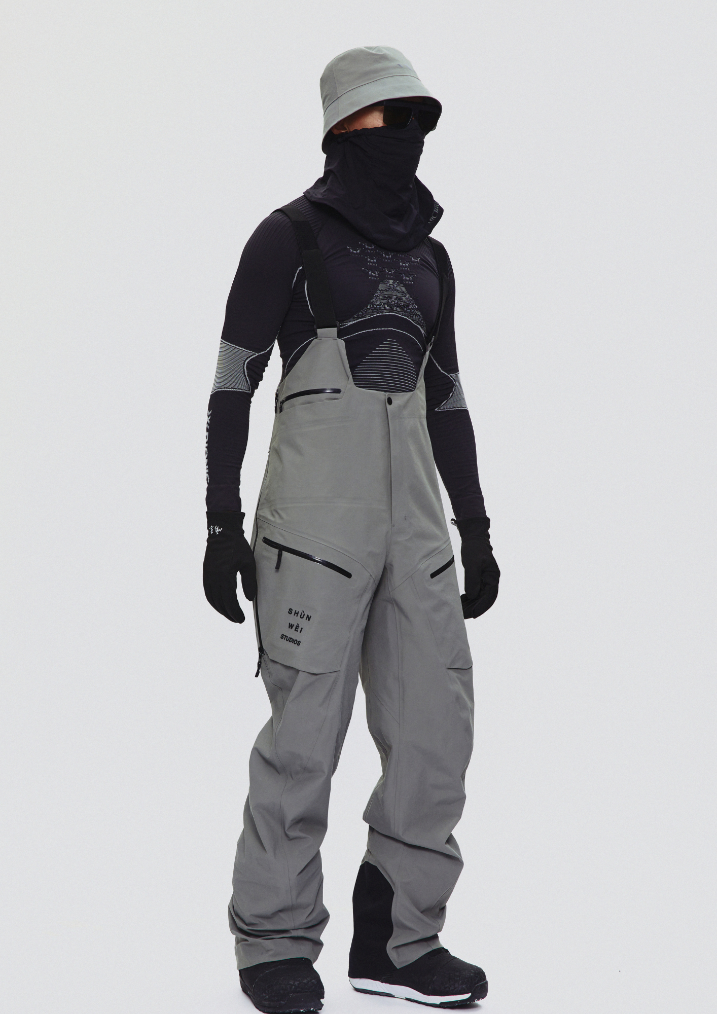 SHUNWEI STUDIO No.7 Dermizax® 3L BIB PANTS - Exile Space