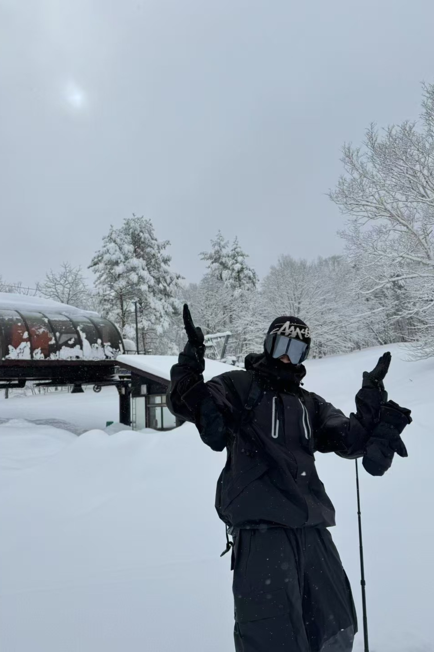 NIS SuperB 3L Ski Snowboard Jacket and Pants Set Black