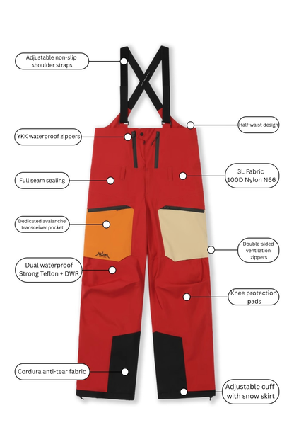 Altay Project Unisex 3L Guide Snow Bib Pants