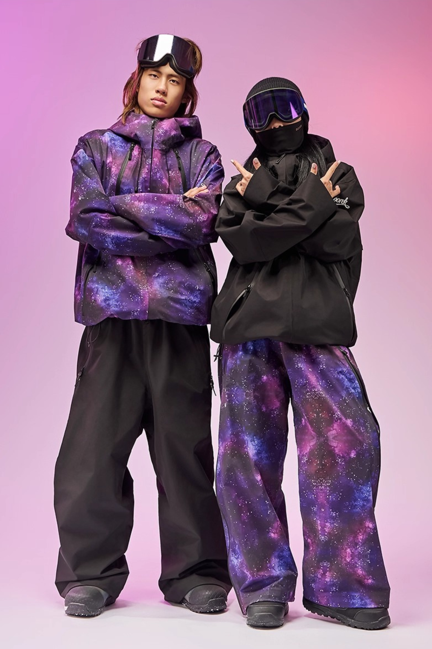 DOOREK 3L Cosmic Hardshell Snow Jacket and Pants Set