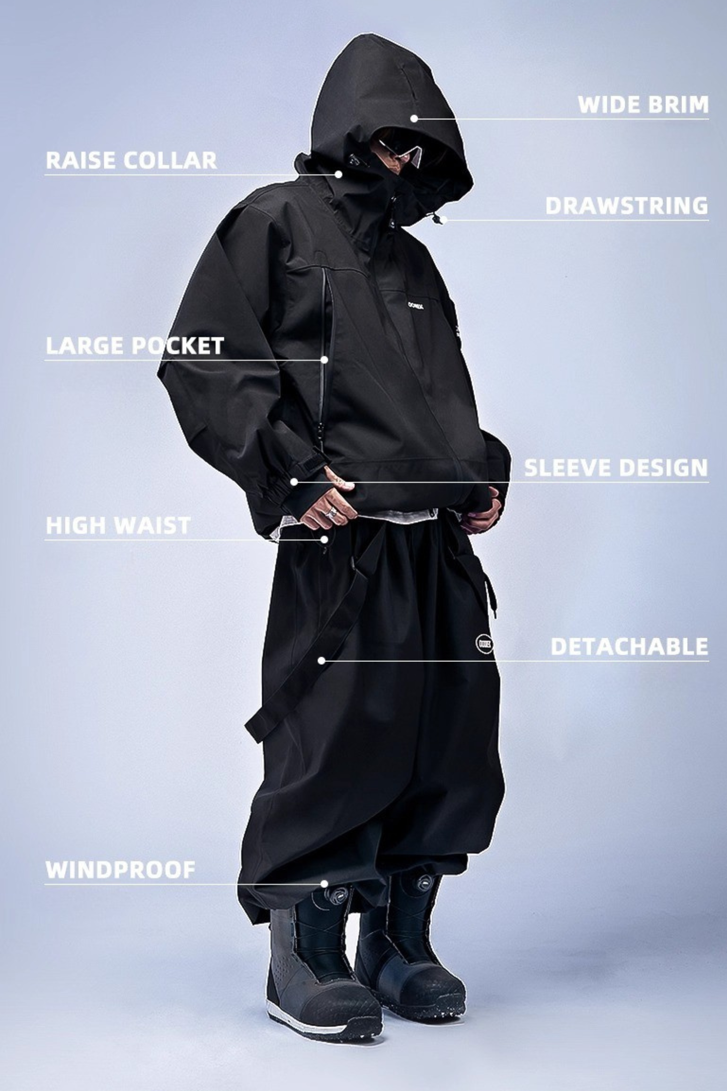 DOOREK 3L Thunder Insulated Snow Jacket and Pants Set