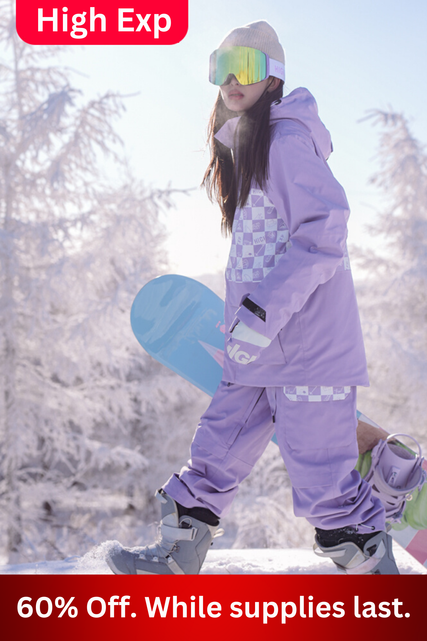 HIGH EXP Checkerboard 2-piece Snowsuit - Exile Space