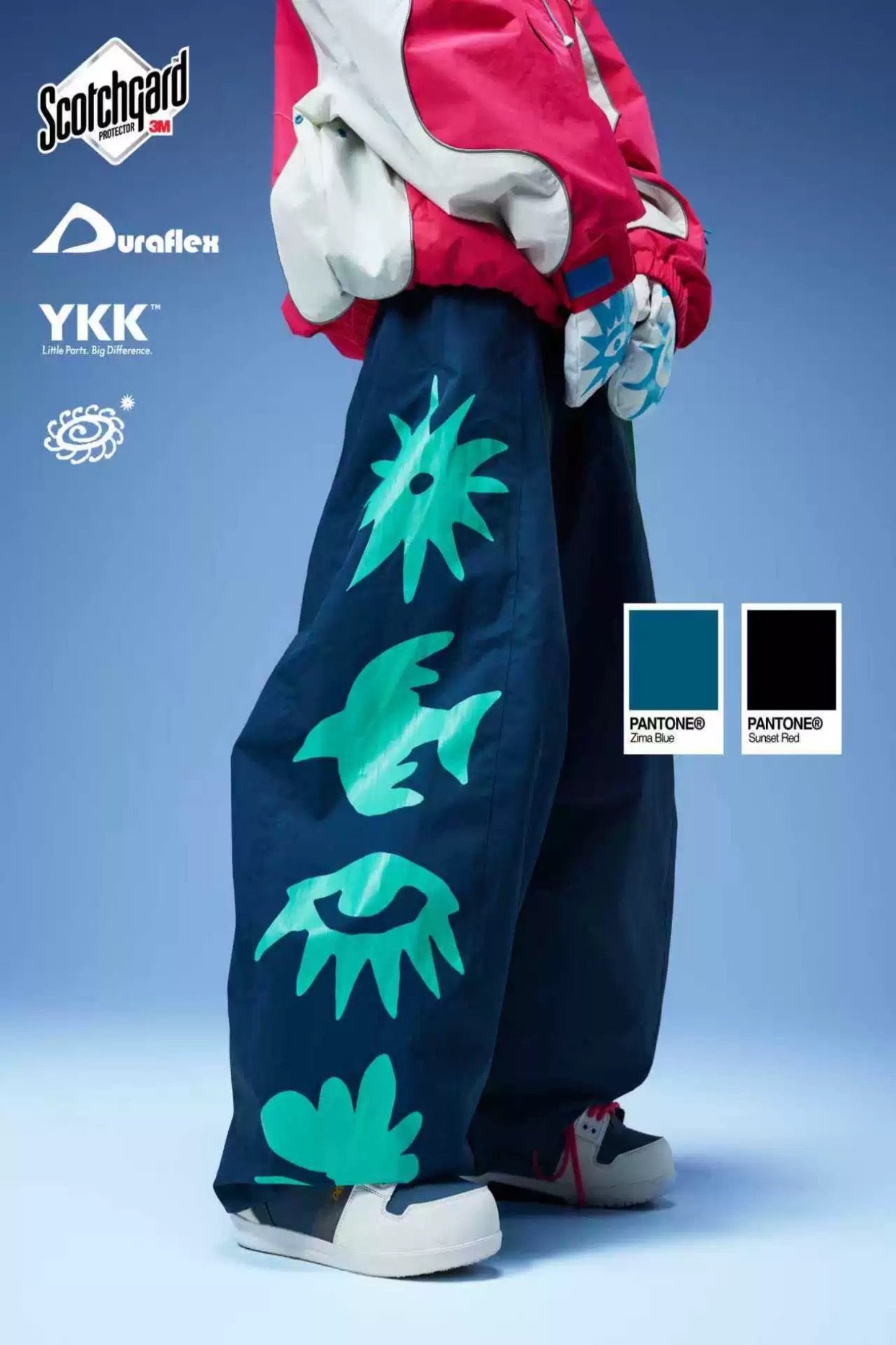 OddyEddy Totem Baggy Snowboard Pants - Unisex