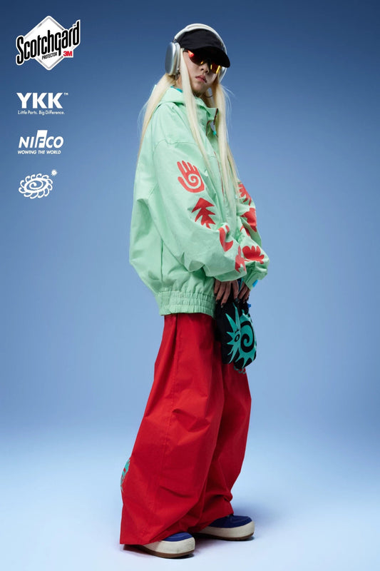 OddyEddy Mint Drip Snowboard Ski Jacket - Unisex