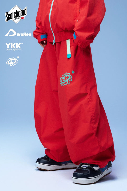 OddyEddy Free Spirit Baggy Snowboard Pants- Unisex