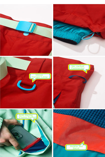 OddyEddy Free Spirit Baggy Snowboard Pants- Unisex