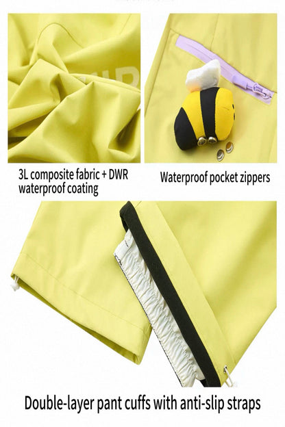 Positibeety 3L Honeybee Ski Snowboard Pants