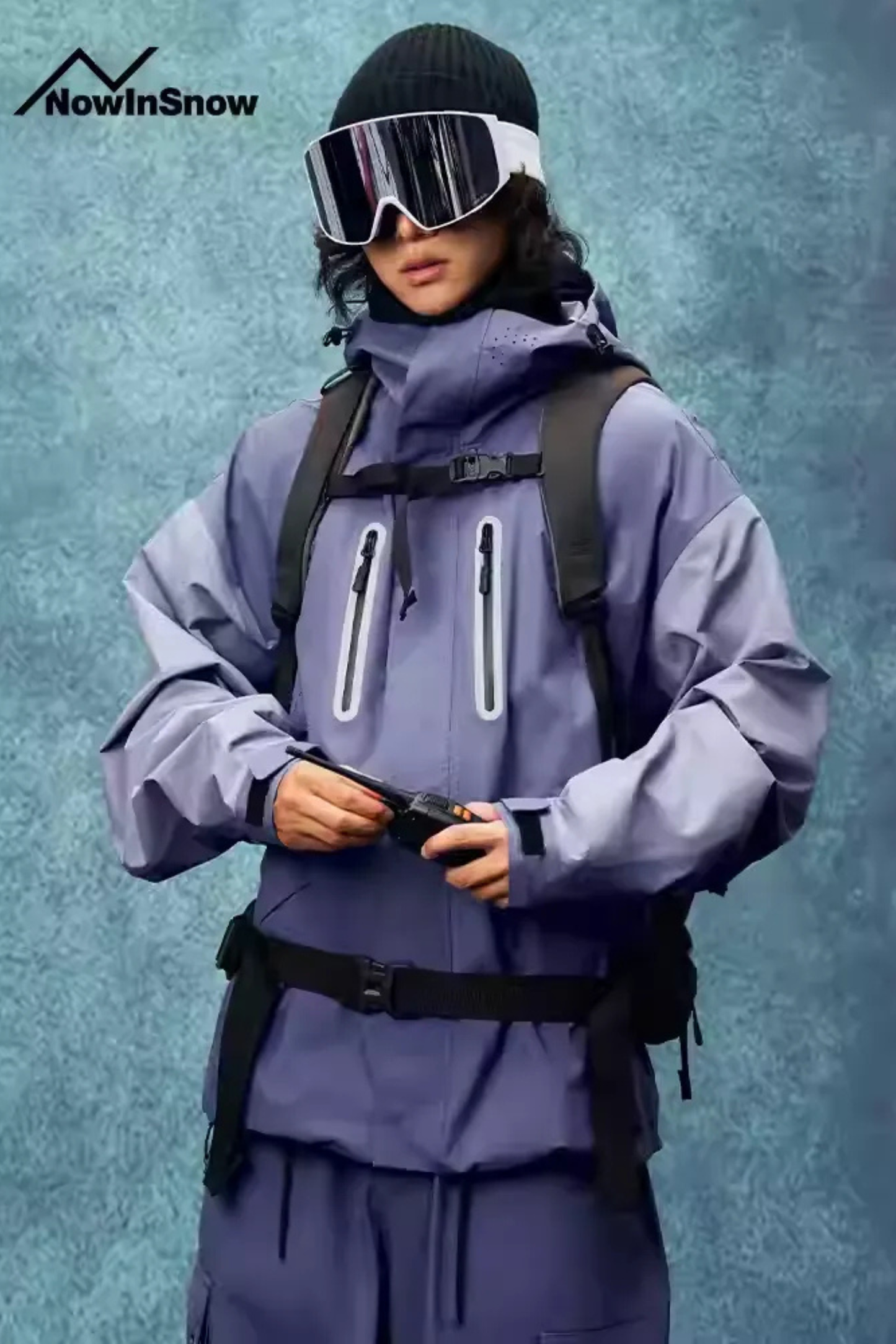 NIS SuperB 3L Ski Snowboard Jacket and Pants Set Purple