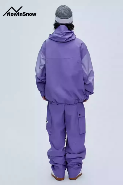 NIS SuperB 3L Ski Snowboard Jacket and Pants Set Purple