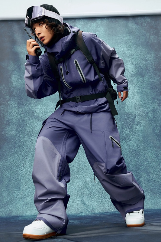 NIS SuperB 3L Ski Snowboard Jacket and Pants Set Purple