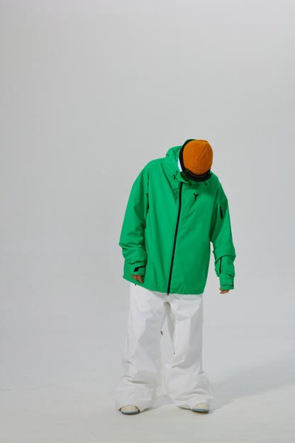 Winter Ticket RECCO Snow Jacket Green - Exile Space