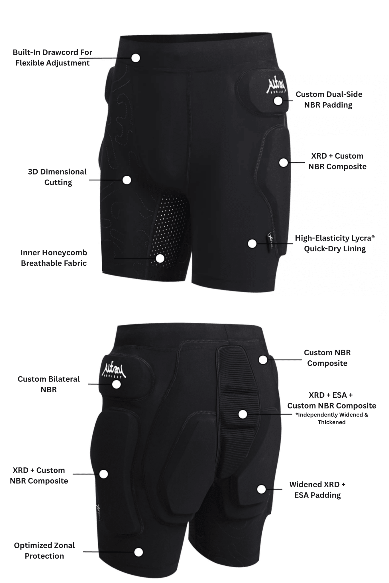 Altay Project Ski Snowboard XRD Hip Protector