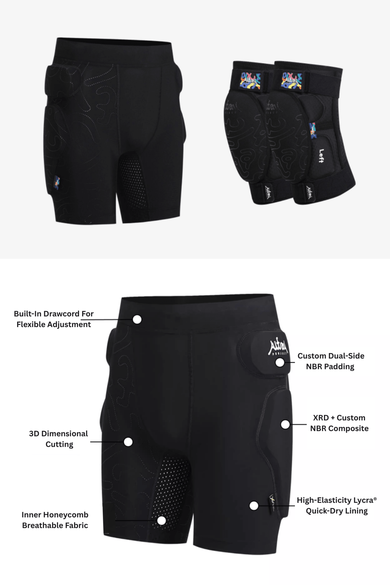 Altay Project Ski Snowboard XRD® Knee Protector