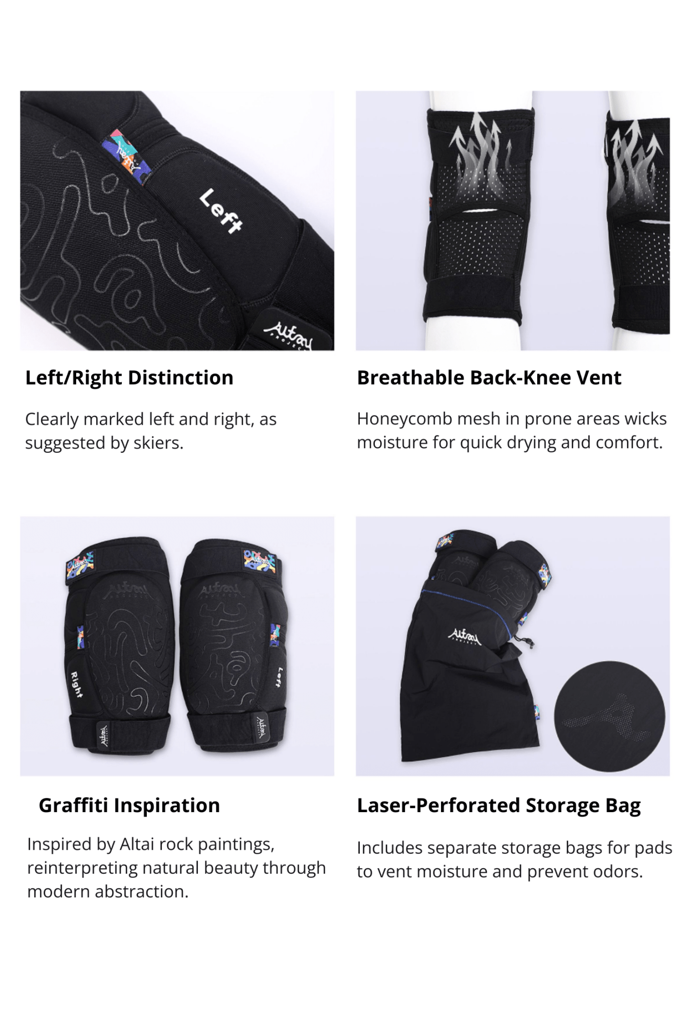 Altay Project Ski Snowboard XRD® Knee Protector