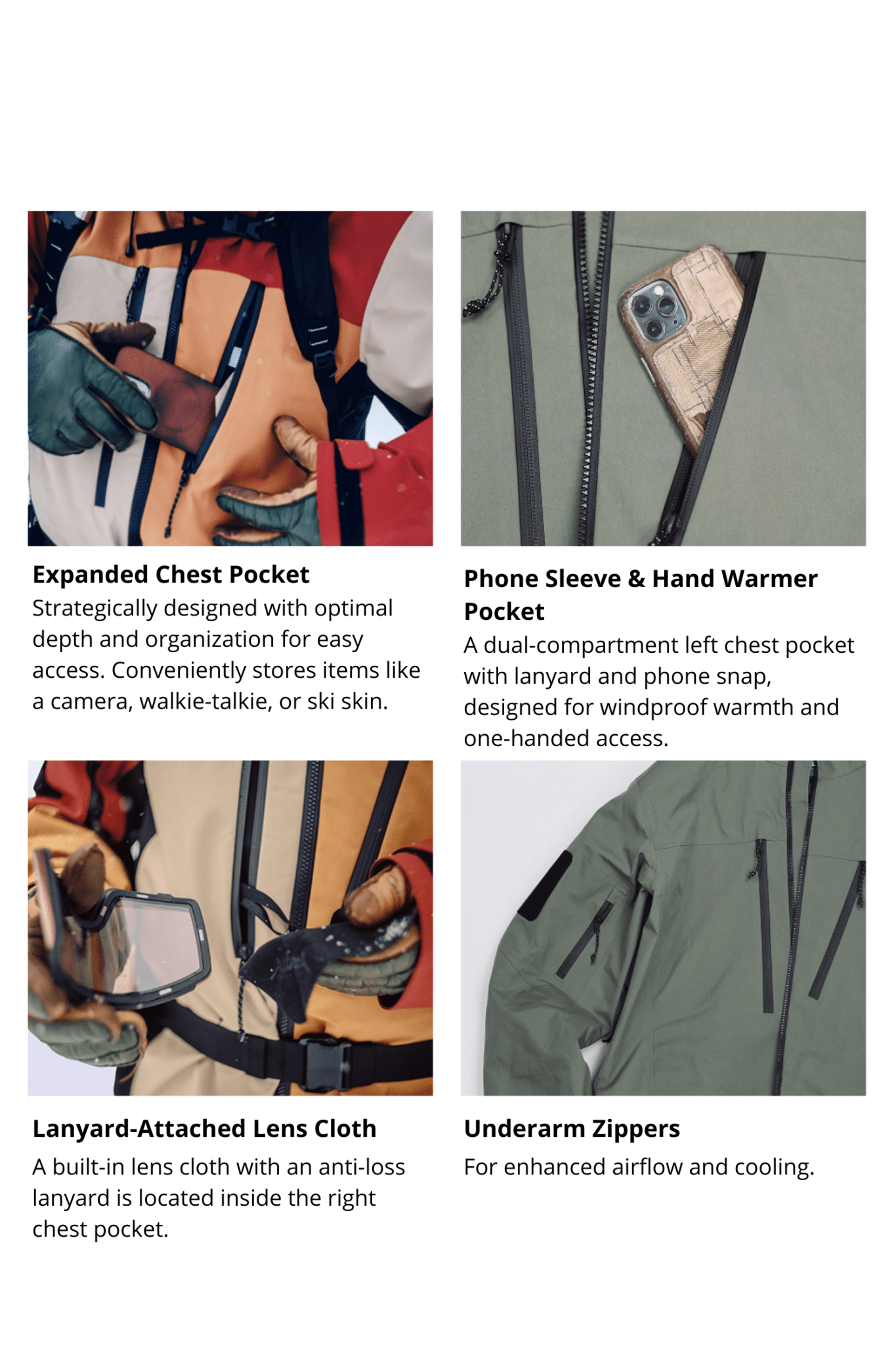 Altay Project Unisex 3L Guide Snow Jacket Orange