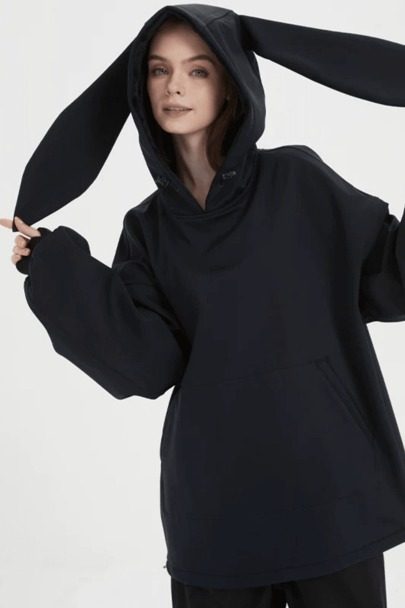 DOOREK Bunny Ear Ski Snowboard Waterproof Hoodie