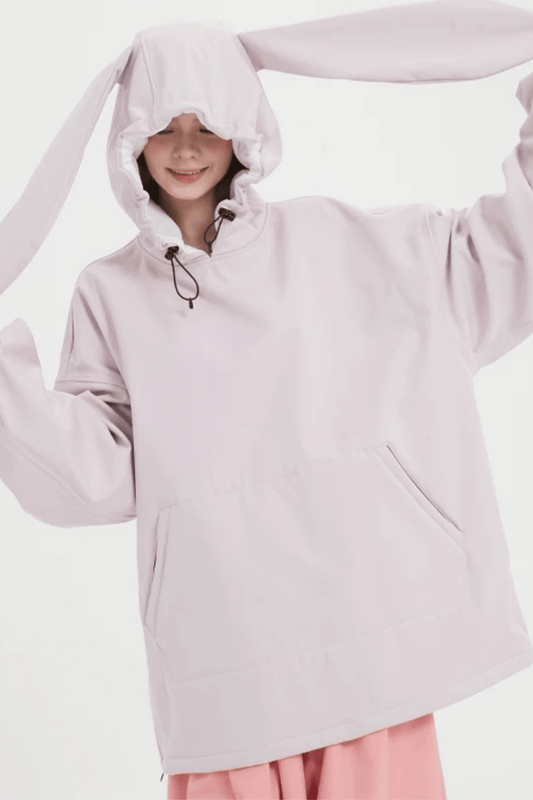 DOOREK Bunny Ear Ski Snowboard Waterproof Hoodie