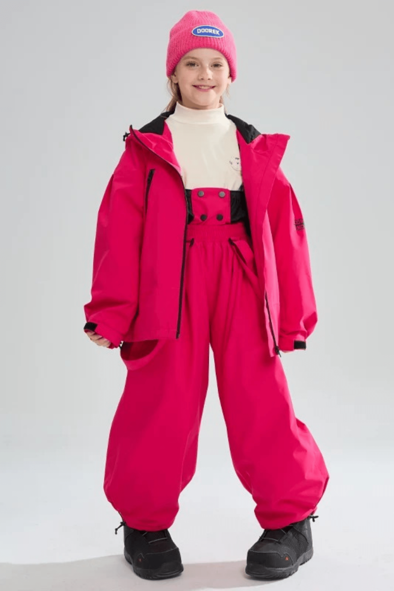 DOOREK Kids 3L Waterproof Ski Snowboard Jacket and Pants Set