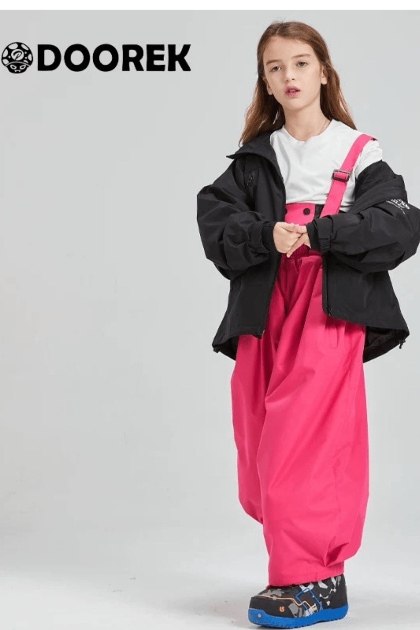 DOOREK Kids 3L Waterproof Ski Snowboard Jacket and Pants Set